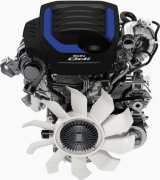 搭载劲蓝动力III RZ4E发动机   D-MAX V-CROSS毫